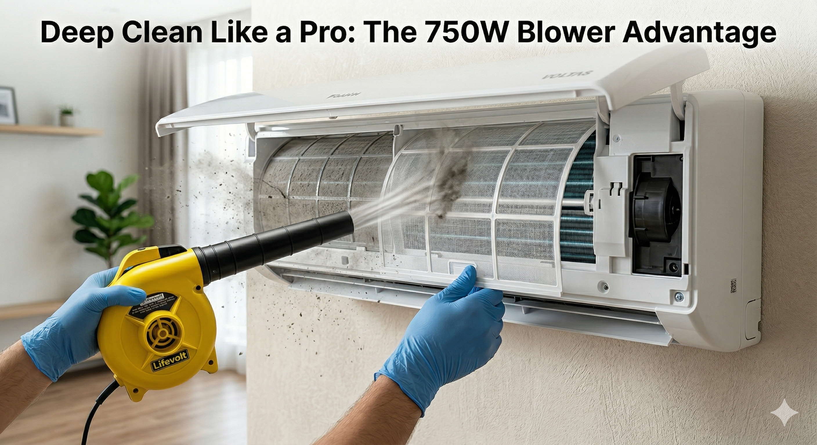 How to Clean Split AC Filters Like a Pro with LifeVolt