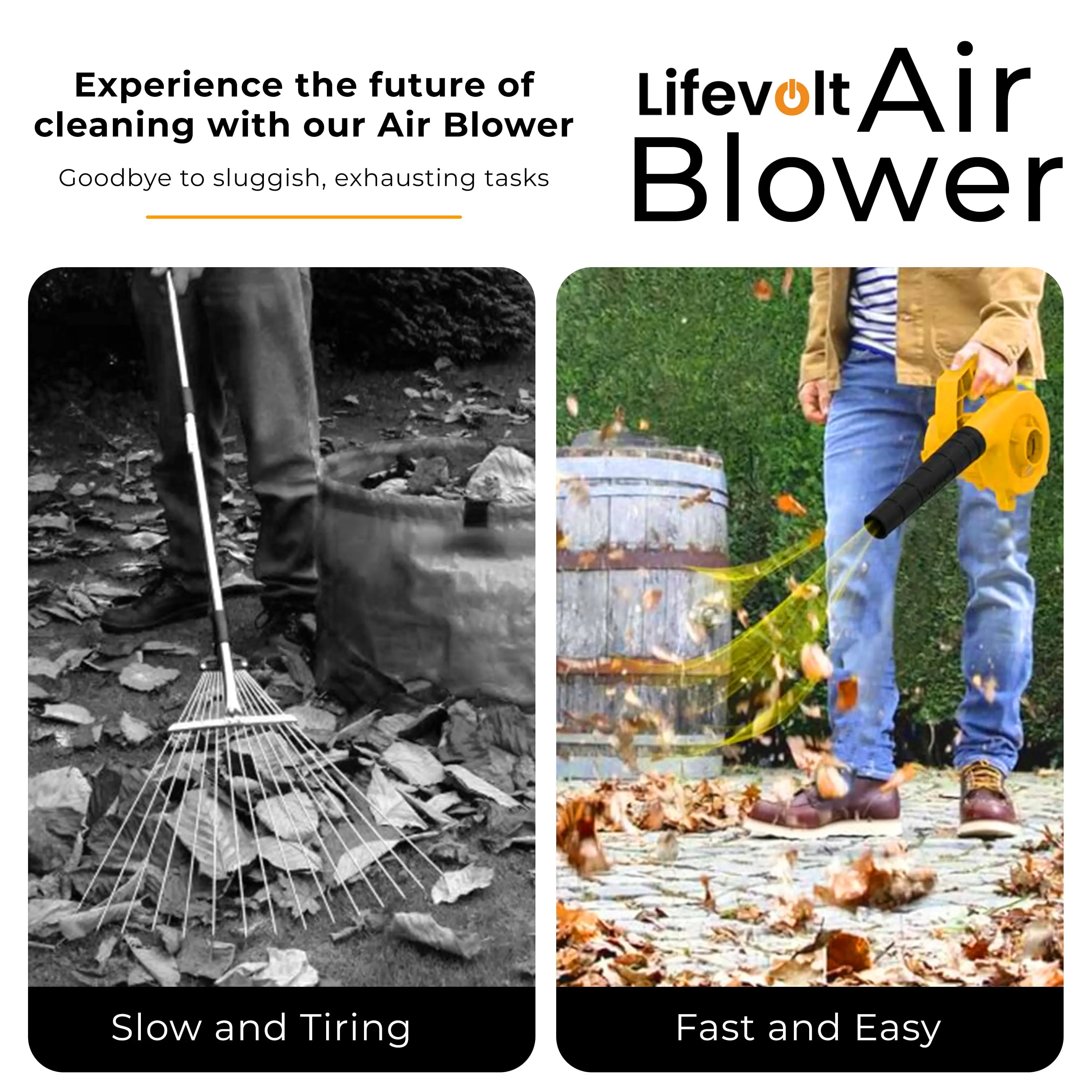 Lifevolt Electric Air Blower Machine 750W High Power / 6 Speed Mode Variable Air Blower for Dust Cleaner for Home with 6 Month Warranty /18000 RPM, 230V, 222 km/h Air Speed / 3 Hours Continuous Working. 7